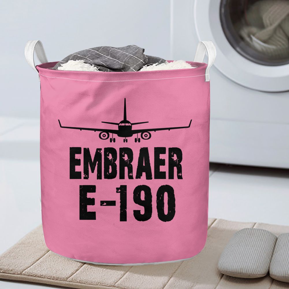 Embraer E-190 & Plane Designed Laundry Baskets