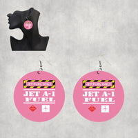 Thumbnail for Jet Fuel Only Designed Wooden Drop Earrings