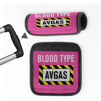 Thumbnail for Blood Type AVGAS Designed Neoprene Luggage Handle Covers