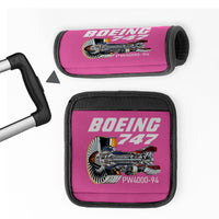 Thumbnail for Boeing 747 & PW4000-94 Engine Designed Neoprene Luggage Handle Covers