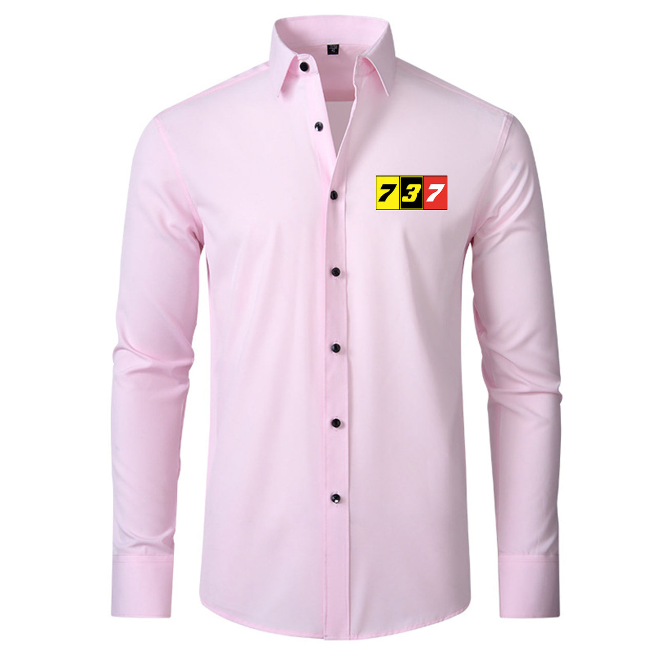 Flat Colourful 737 Designed Long Sleeve Shirts