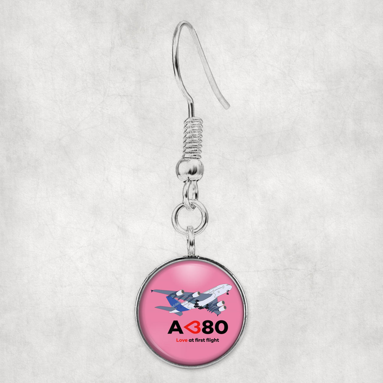 Airbus A380 Love at first flight Designed Earrings