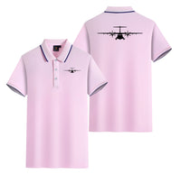 Thumbnail for ATR-72 Silhouette Designed Stylish Polo T-Shirts (Double-Side)