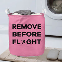 Thumbnail for Remove Before Flight Designed Laundry Baskets