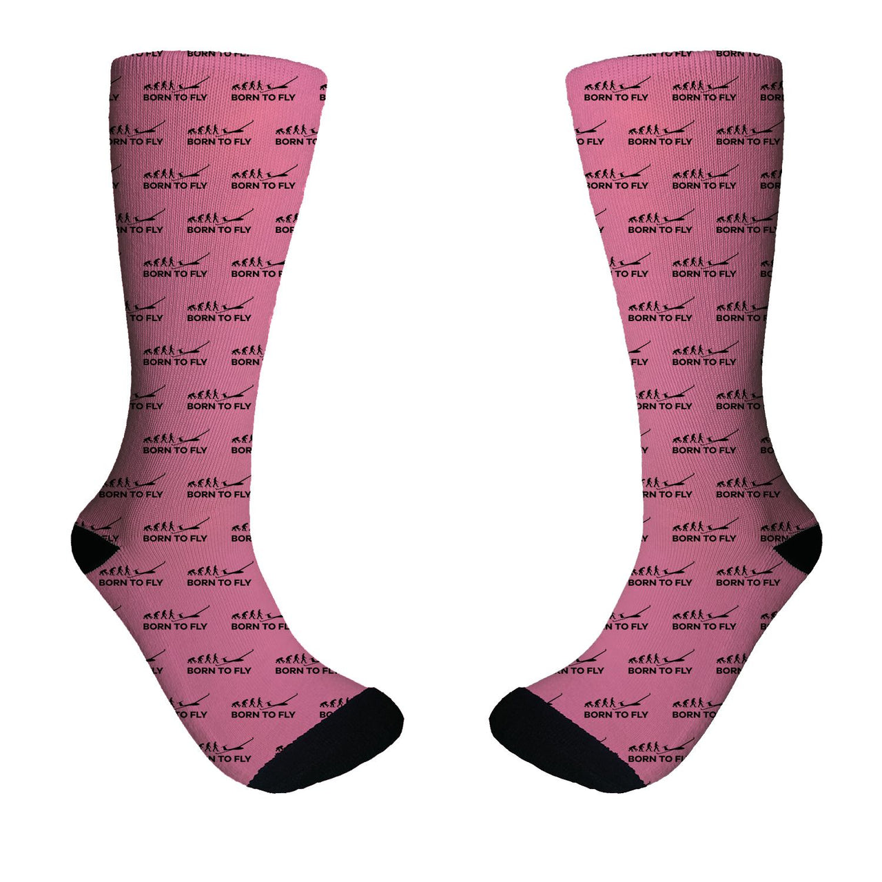 Born To Fly Glider Designed Socks