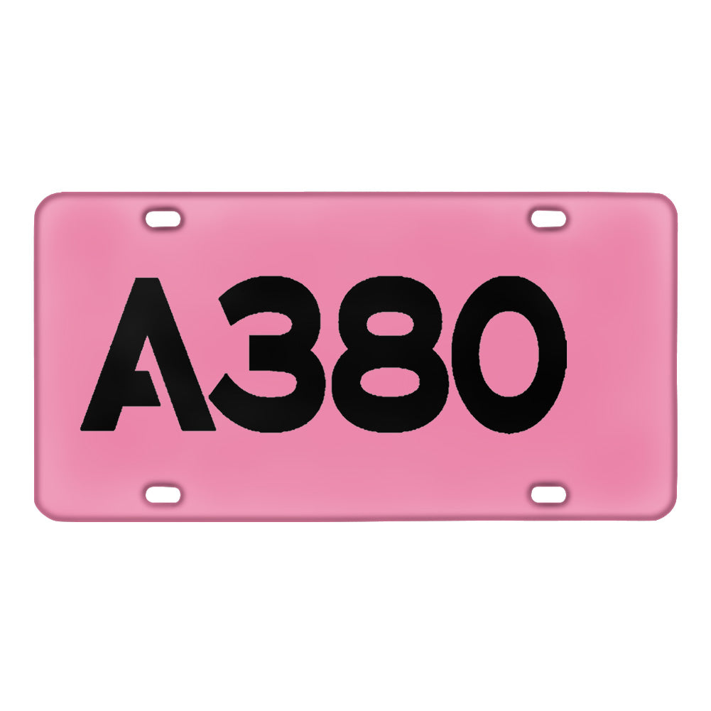 Airbus A380 Metal License Plate - view 8