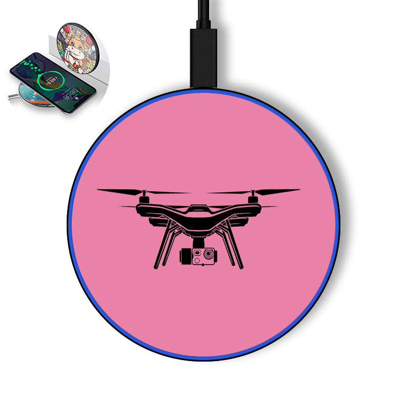 Drone Silhouette Designed Wireless Chargers