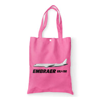 Thumbnail for The Embraer ERJ-190 Designed Tote Bags