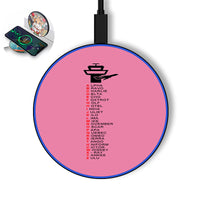 Thumbnail for Aviation Alphabet Designed Wireless Chargers