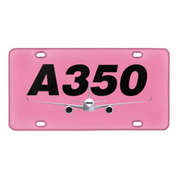 Thumbnail for Super Airbus A350 Designed Metal (License) Plates