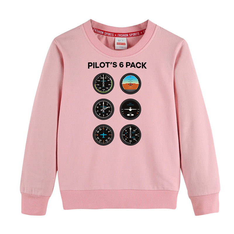Pilot's 6 Pack Designed "CHILDREN" Sweatshirts
