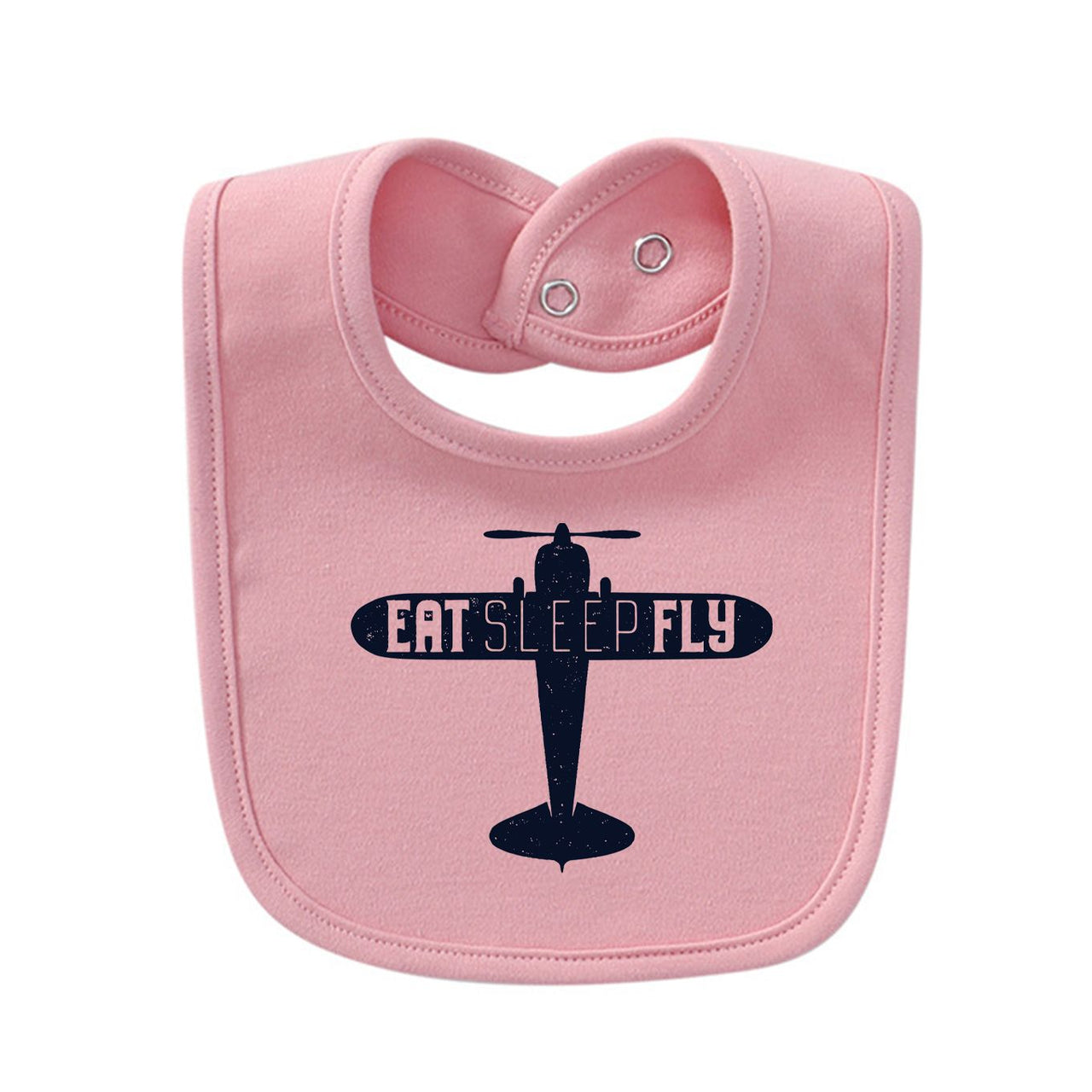 Eat Sleep Fly & Propeller Designed Baby Saliva & Feeding Towels