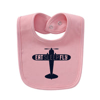Thumbnail for Eat Sleep Fly & Propeller Designed Baby Saliva & Feeding Towels