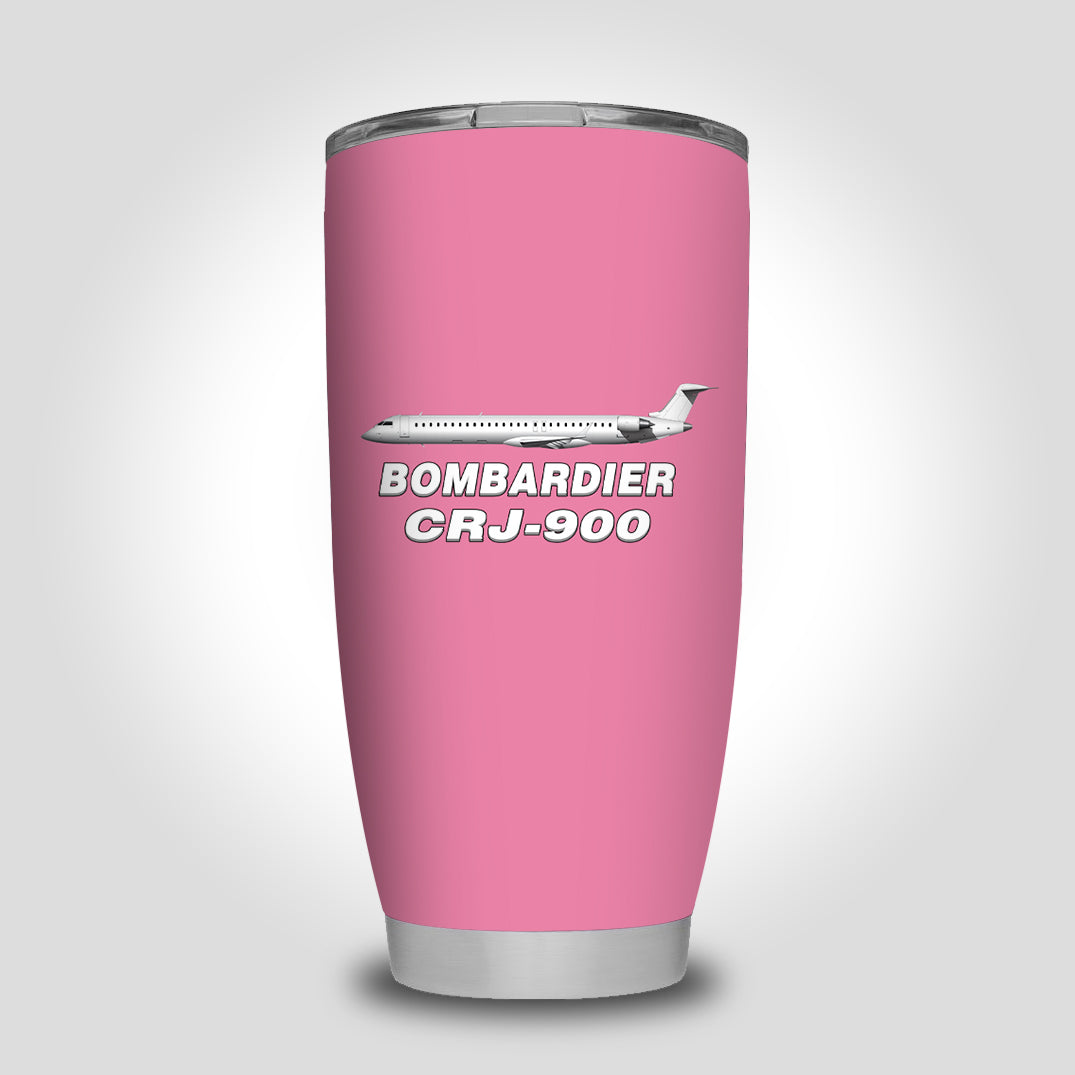 Bombardier CRJ-900 Designed Tumbler Travel Mugs