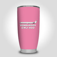 Thumbnail for Bombardier CRJ-900 Designed Tumbler Travel Mugs