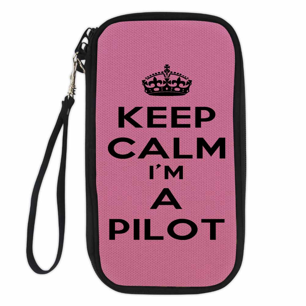 Keep Calm I'm a Pilot Designed Travel Cases & Wallets