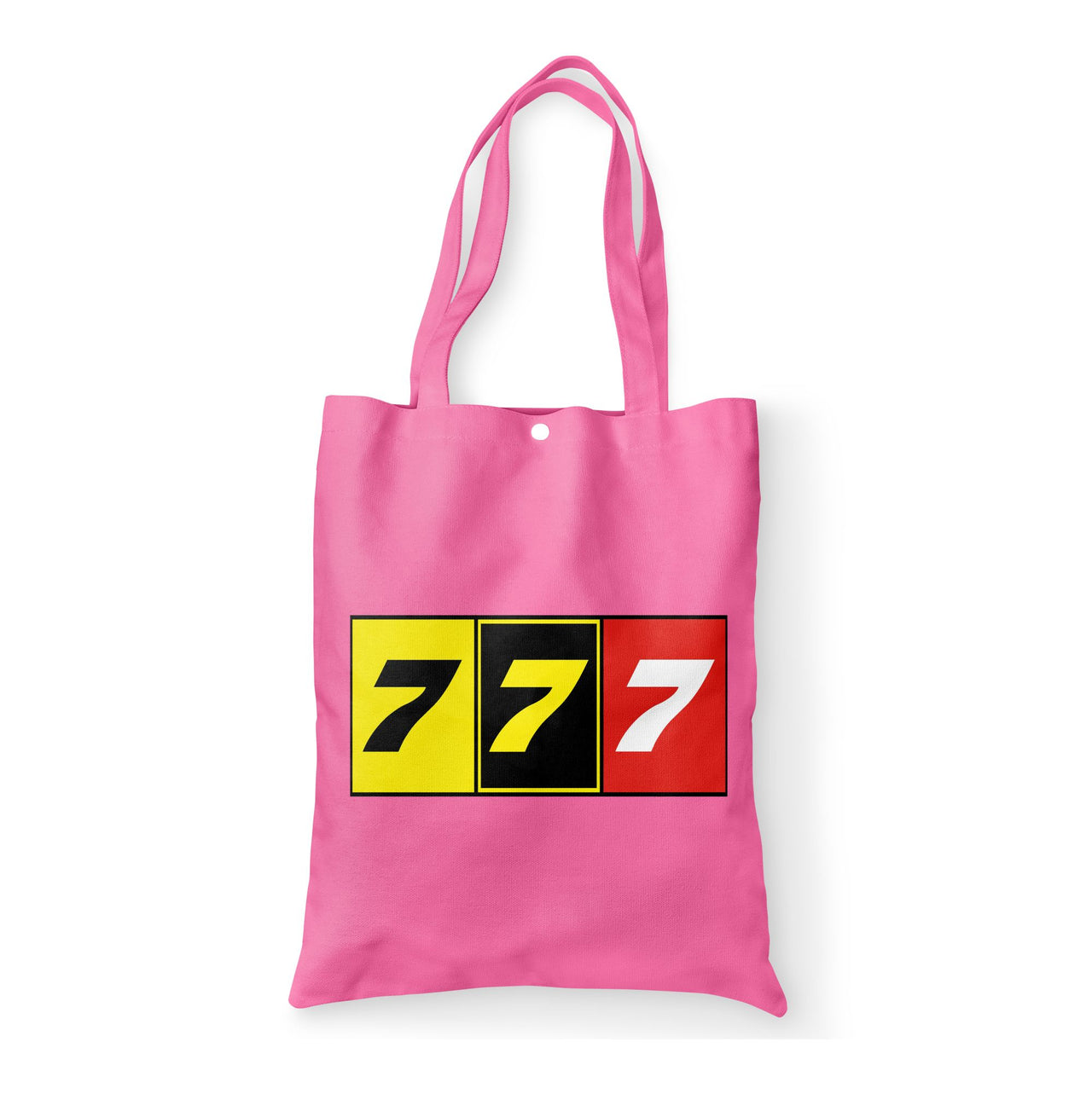 Flat Colourful 777 Designed Tote Bags