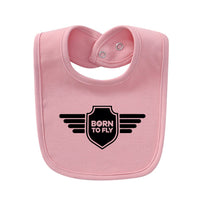 Thumbnail for Born To Fly & Badge Designed Baby Saliva & Feeding Towels