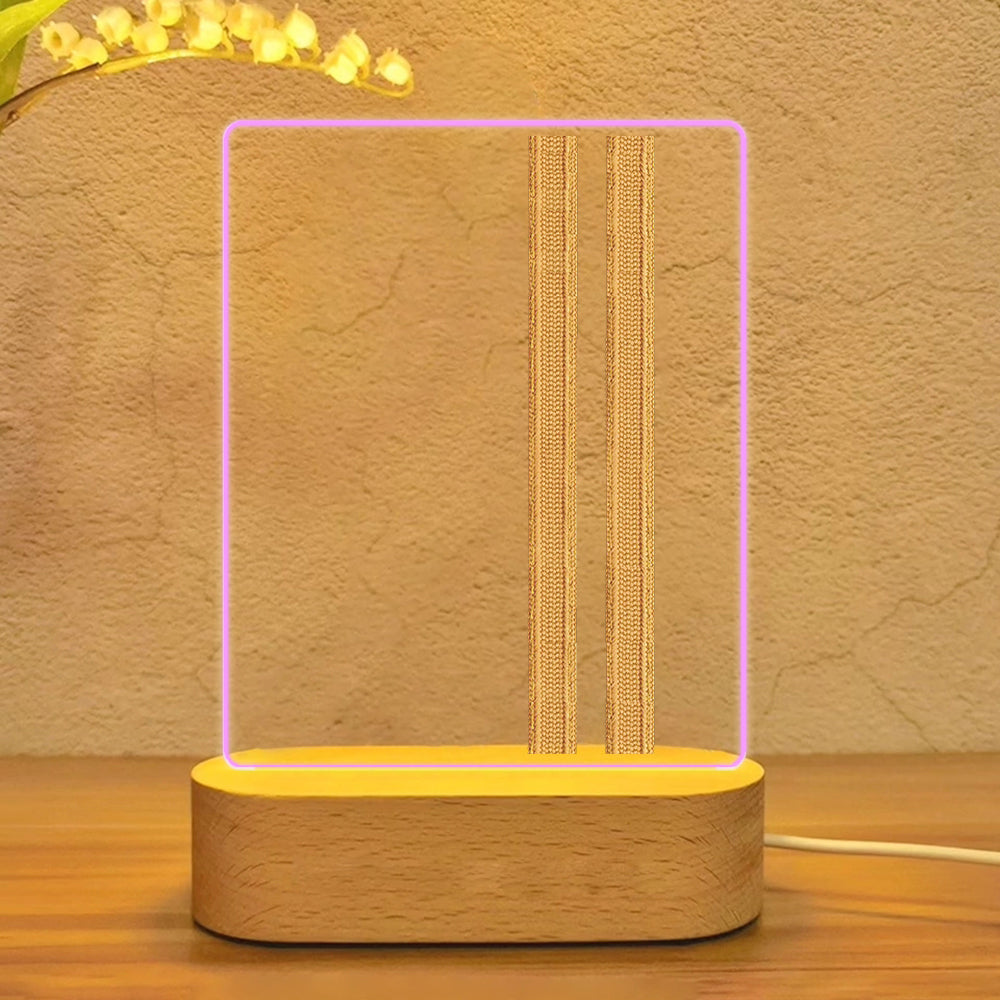 Special Pilot Epaulettes 2 Lines Designed Night Lamp