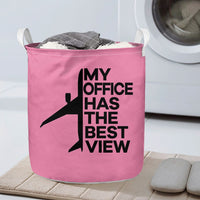 Thumbnail for My Office Has The Best View Designed Laundry Baskets