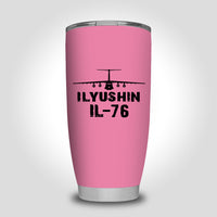 Thumbnail for ILyushin IL-76 & Plane Designed Tumbler Travel Mugs