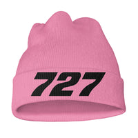 Thumbnail for 727 Flat Text Knit 3D Beanies