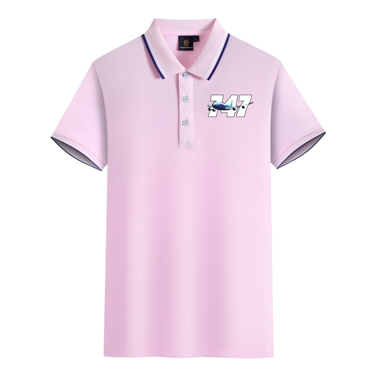 Super Boeing 747 Designed Stylish Polo T-Shirts