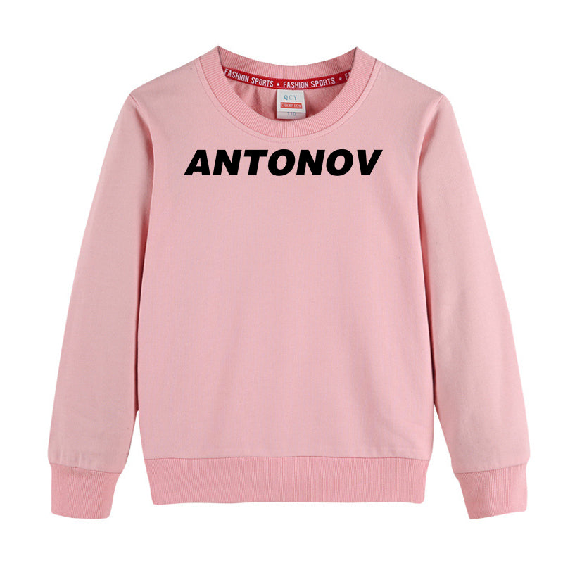 Antonov & Text Designed "CHILDREN" Sweatshirts