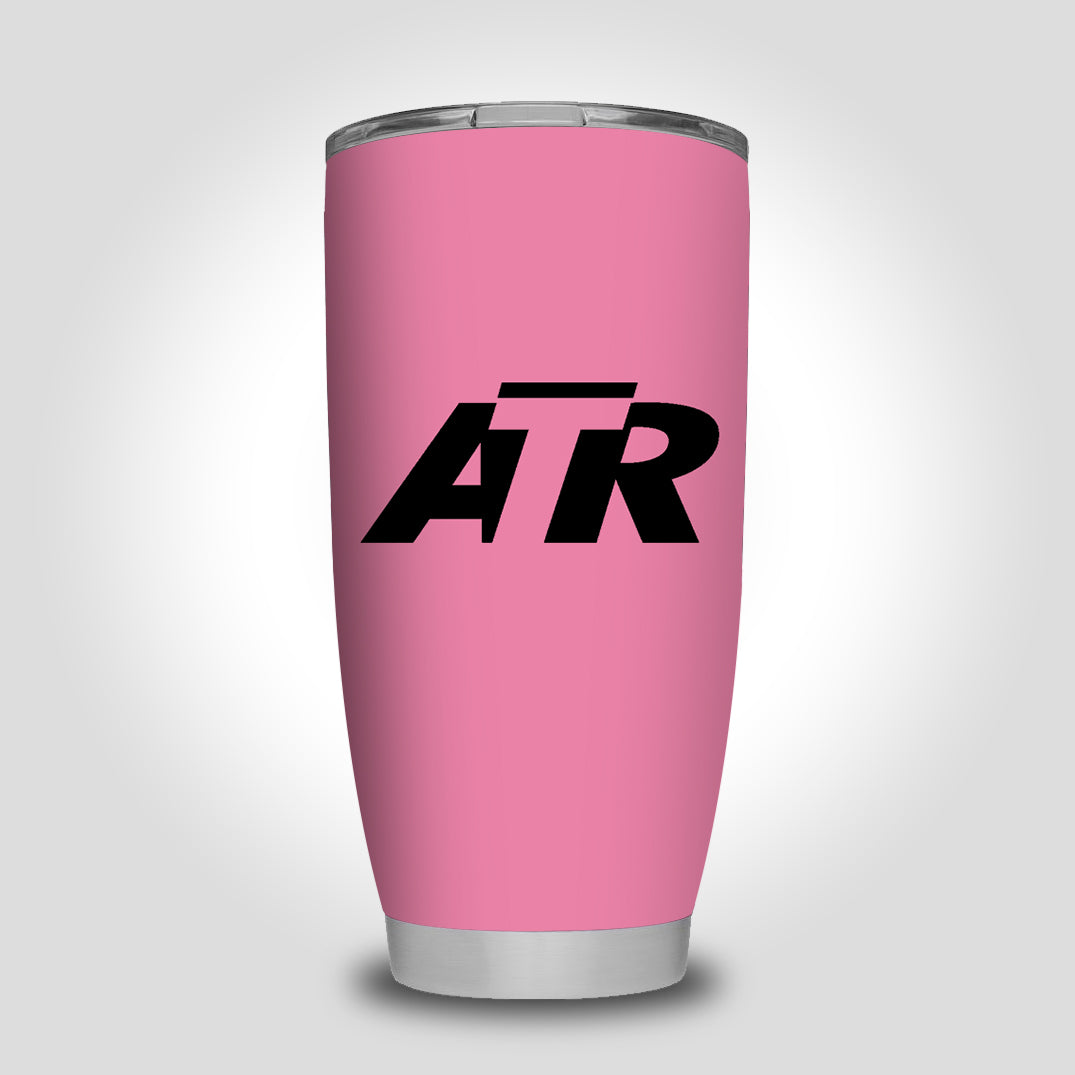 ATR & Text Designed Tumbler Travel Mugs