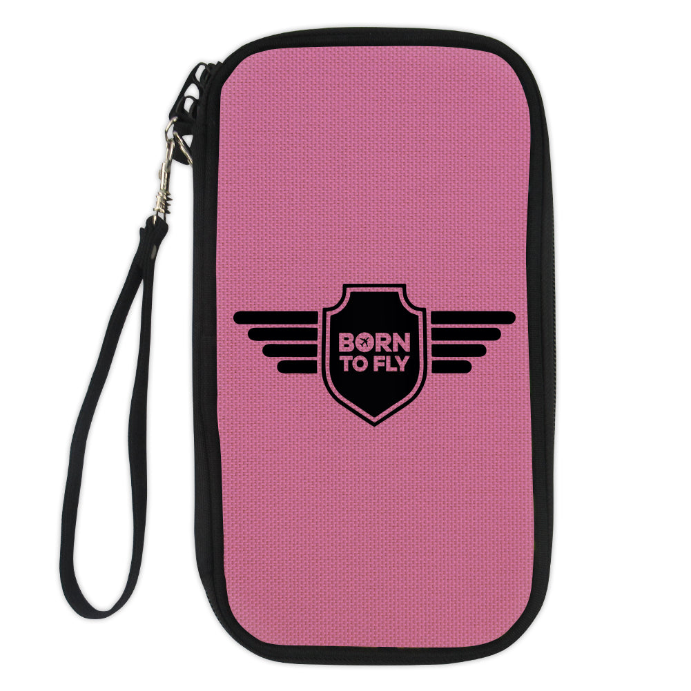 Born To Fly & Badge Designed Travel Cases & Wallets