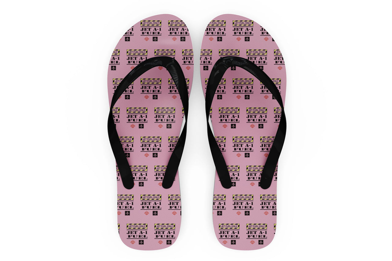 Jet Fuel Only Designed Slippers (Flip Flops)