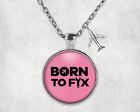 Thumbnail for Born To Fix Airplanes Designed Necklaces