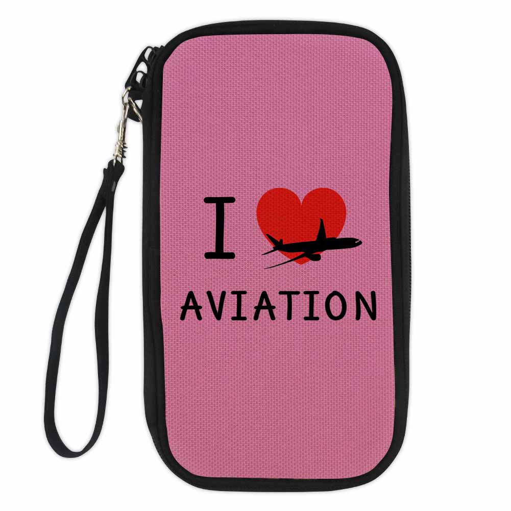 I Love Aviation Designed Travel Cases & Wallets