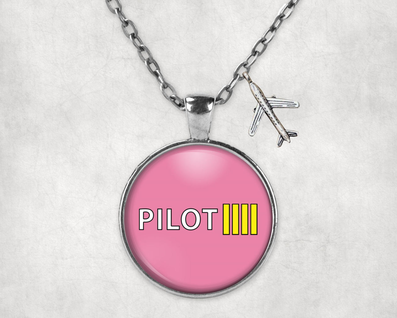 Pilot & Stripes (4 Lines) Designed Necklaces