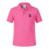 Thumbnail for Pilot's 6 Pack Designed Children Polo T-Shirts