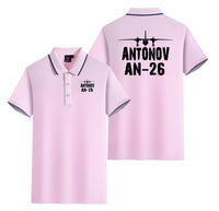 Thumbnail for Antonov AN-26 & Plane Designed Stylish Polo T-Shirts (Double-Side)