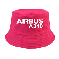 Thumbnail for Airbus A340 & Text Designed Summer & Stylish Hats
