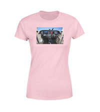 Thumbnail for Cessna 172 Cockpit Designed Women T-Shirts