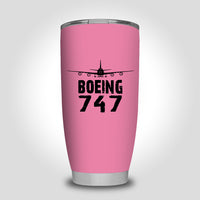 Thumbnail for Boeing 747 & Plane Designed Tumbler Travel Mugs