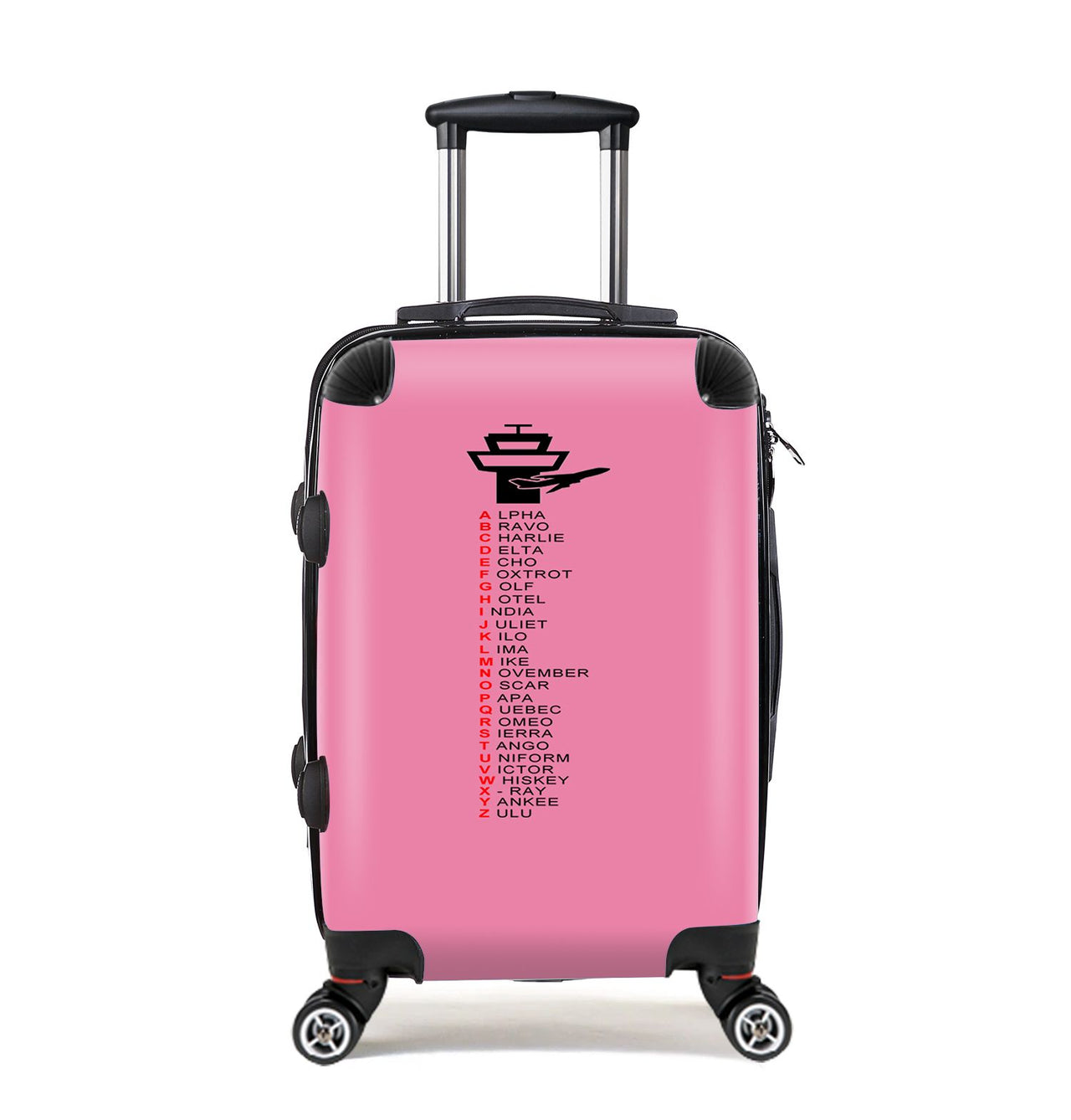 Aviation Alphabet Designed Cabin Size Luggages