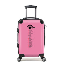 Thumbnail for Aviation Alphabet Designed Cabin Size Luggages