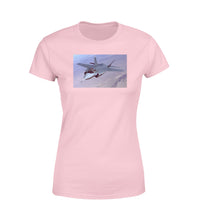 Thumbnail for Fighting Falcon F35 Captured in the Air Designed Women T-Shirts