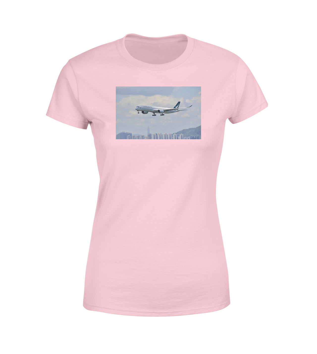 Cathay Pacific Airbus A350 Designed Women T-Shirts