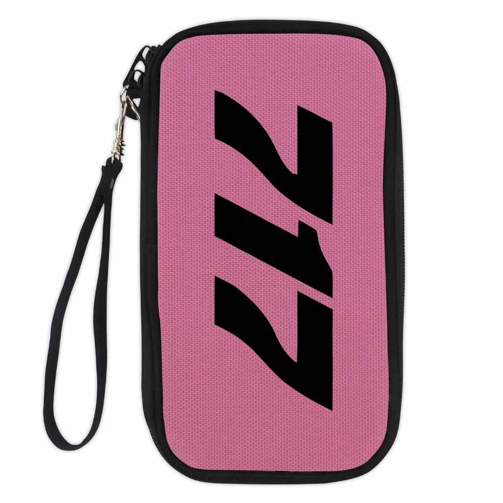 Boeing 717 Text Designed Travel Cases & Wallets