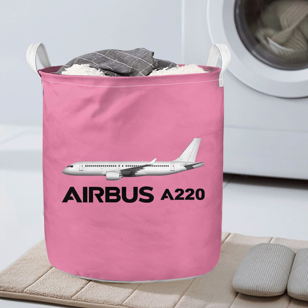 The Airbus A220 Designed Laundry Baskets