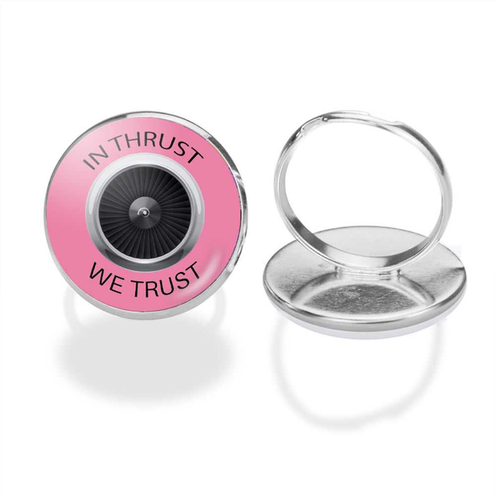 In Thrust We Trust Designed Rings