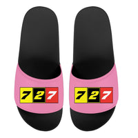 Thumbnail for Flat Colourful 727 Designed Sport Slippers