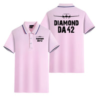 Thumbnail for Diamond DA42 & Plane Designed Stylish Polo T-Shirts (Double-Side)