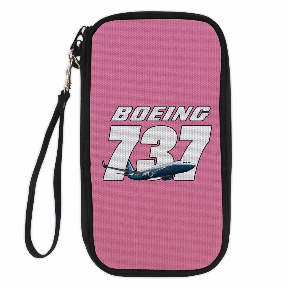 Super Boeing 737+Text Designed Travel Cases & Wallets