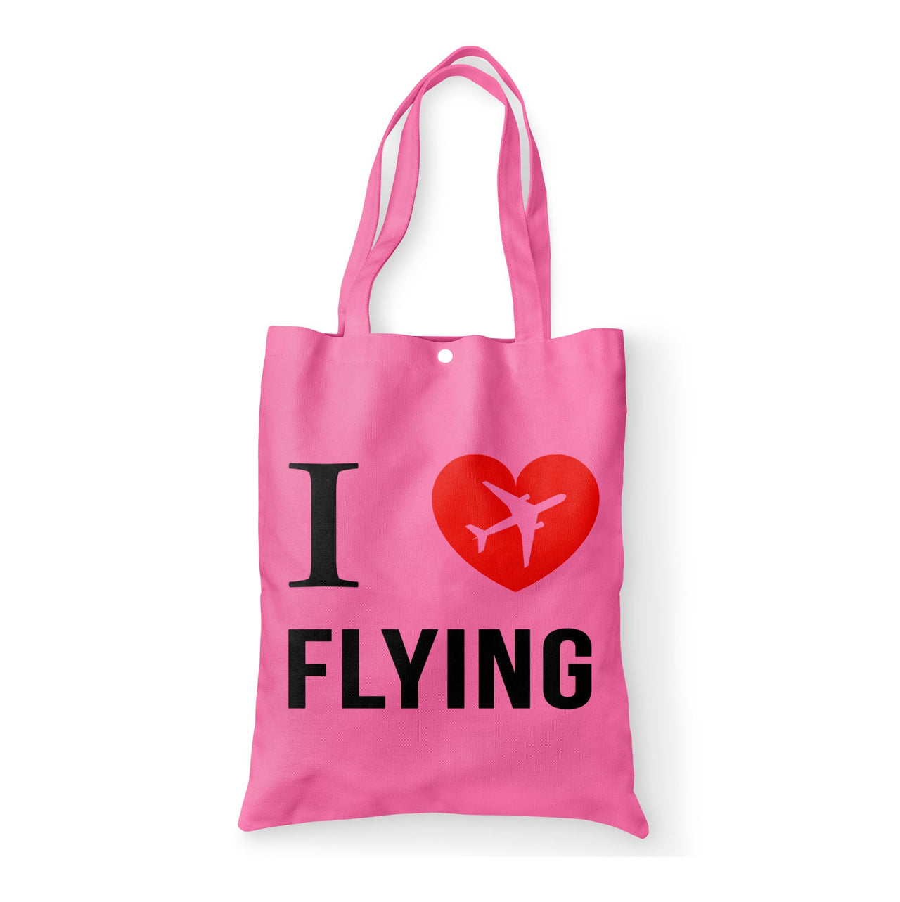 I Love Flying Designed Tote Bags